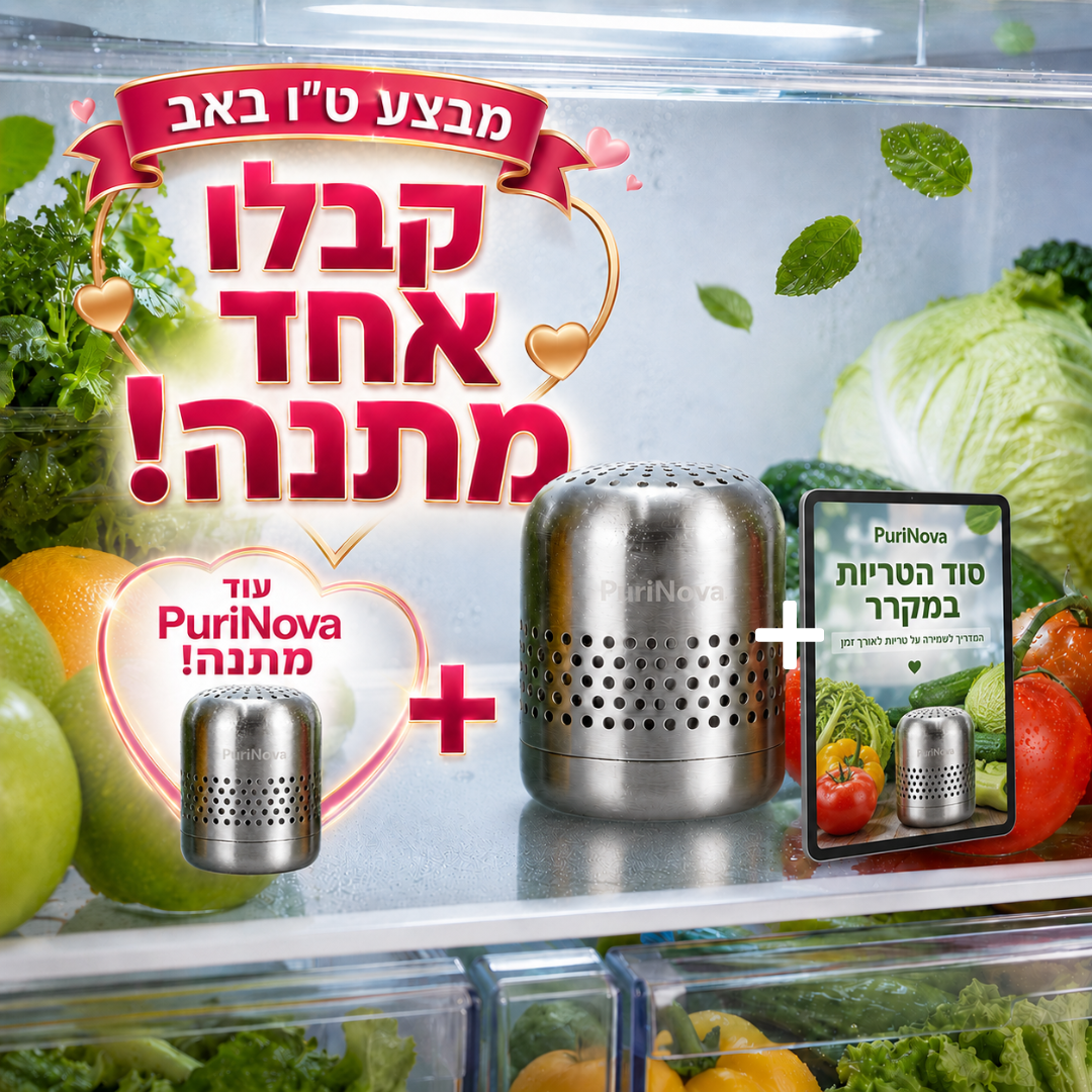 מנטרל גזים ומזהמים באוויר מהשורש ™PuriNova